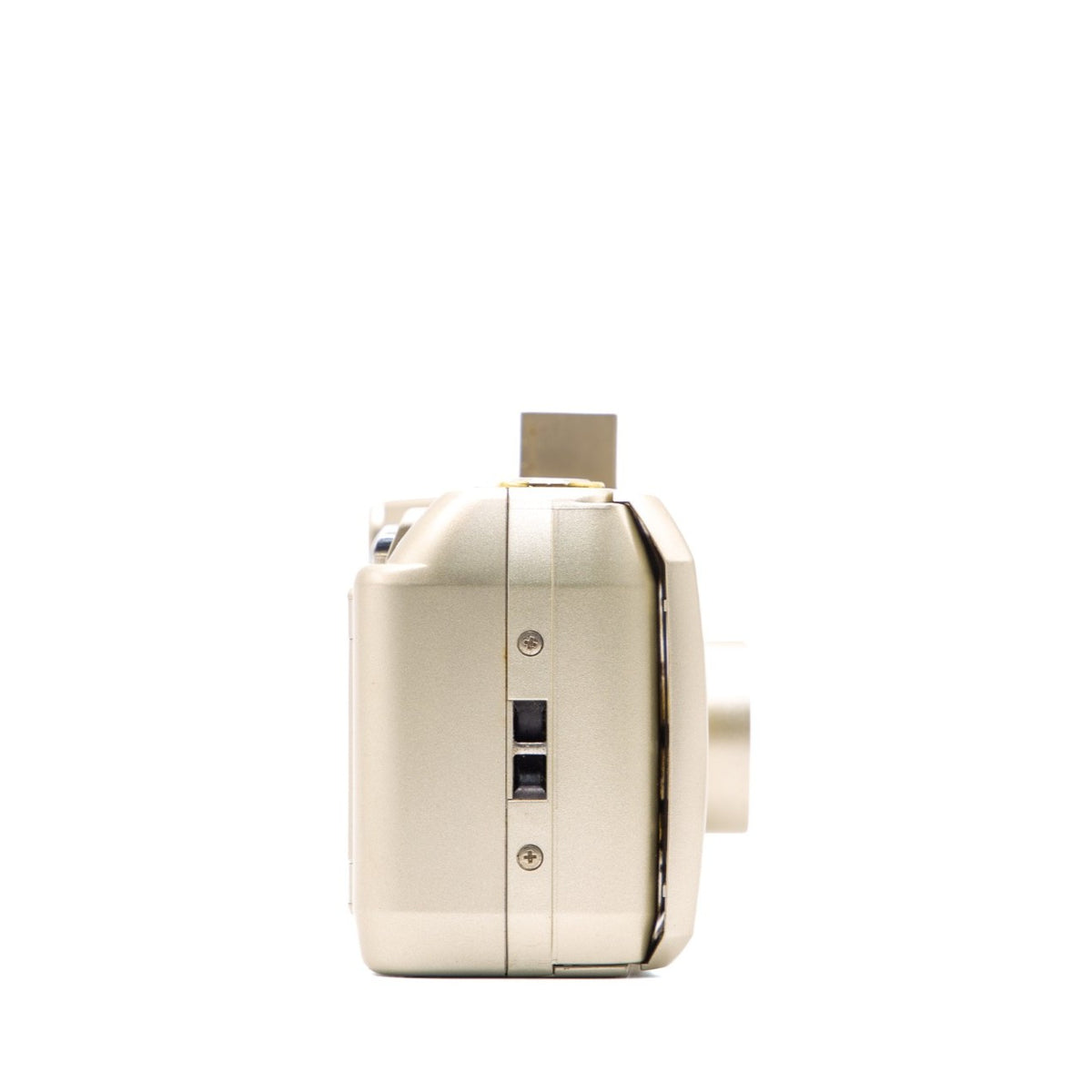 Opposite side view of the Nikon Lite Touch Zoom 120 ED 35mm camera body