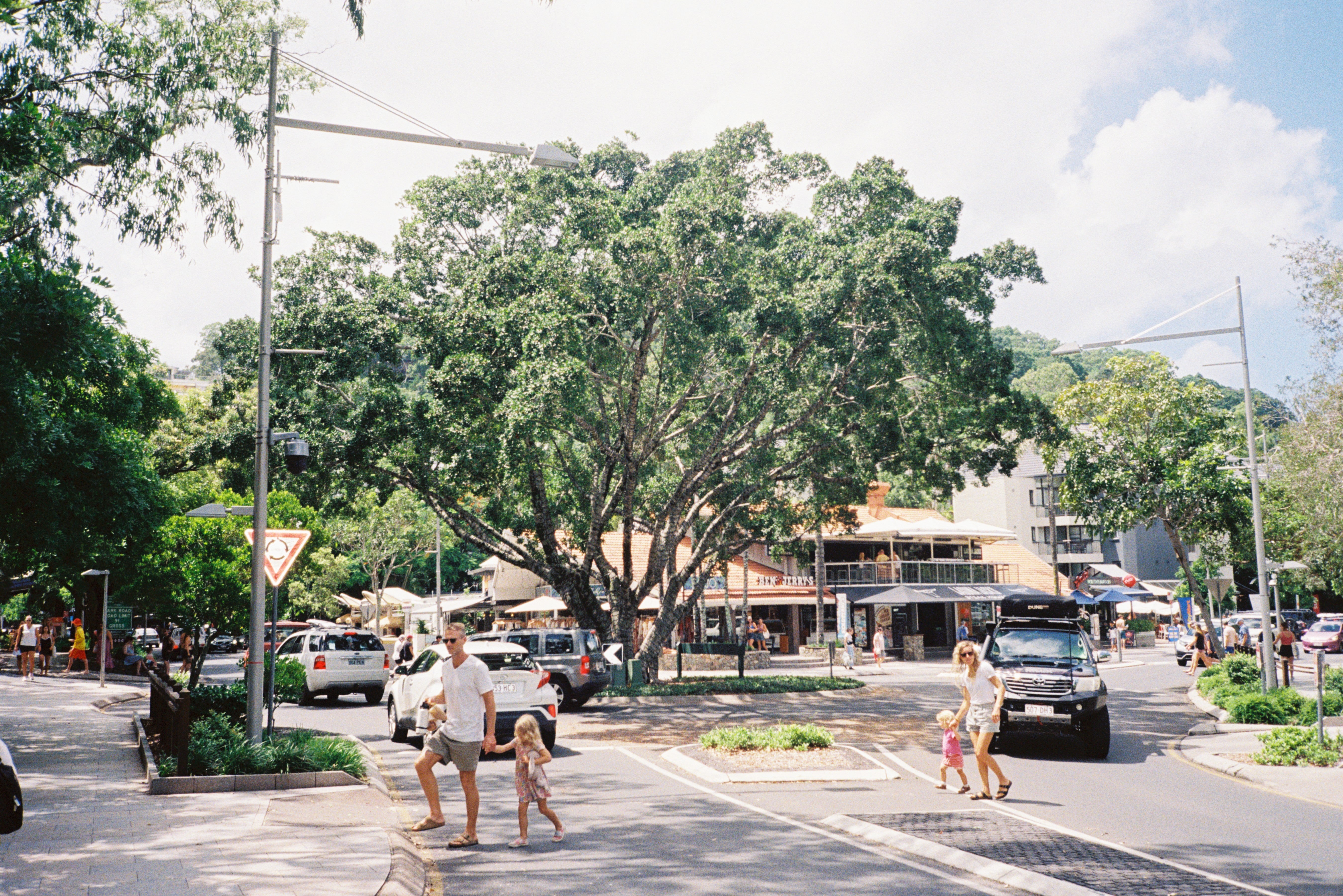 A busy main street