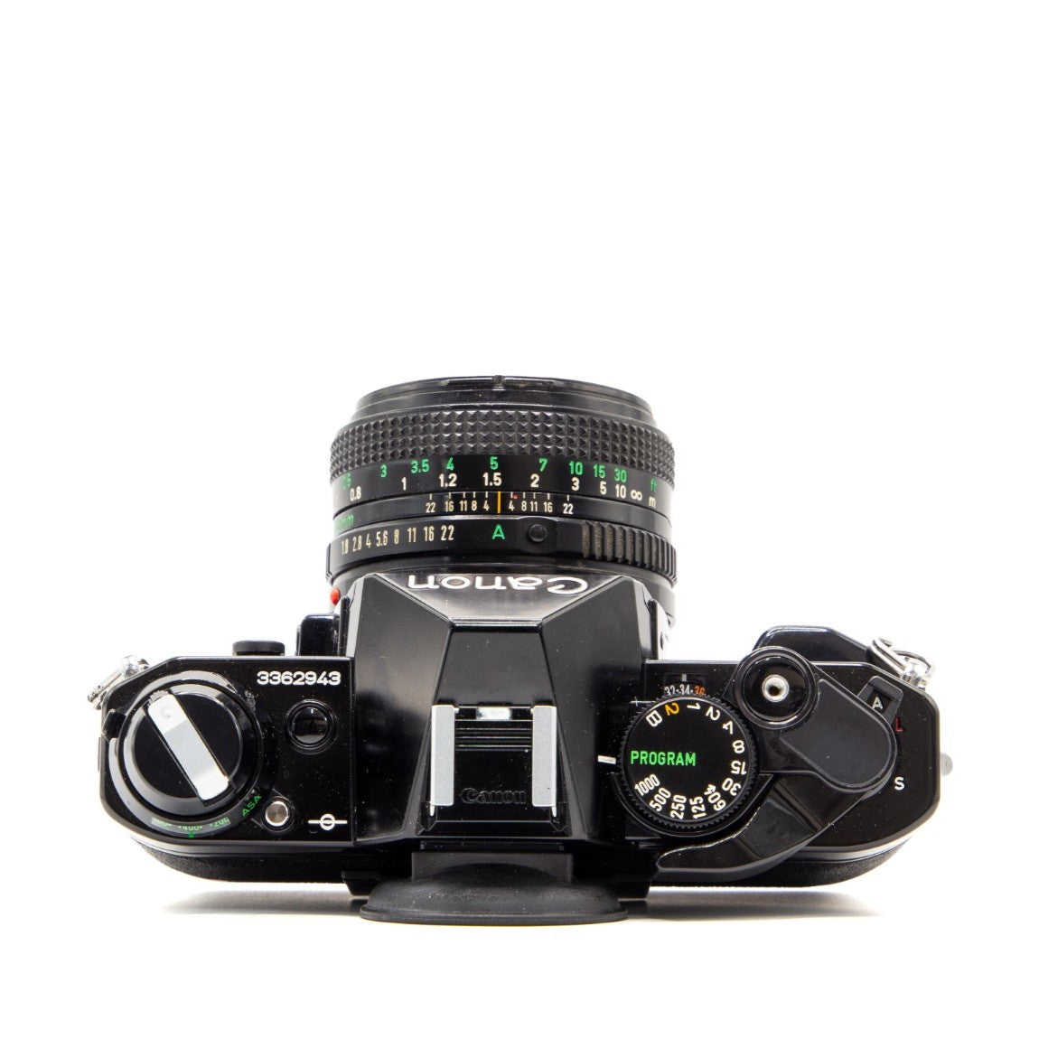 Canon AE-1 Program 35mm SLR Film Camera with FD 50mm f/1.8 Lens