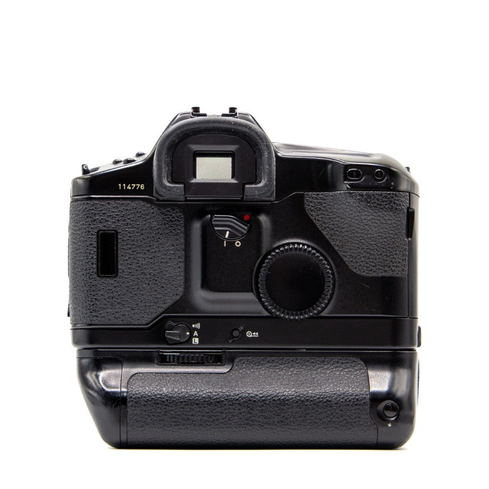 Canon EOS-1 35mm SLR Film Camera with EF 50mm f/1.8 II Lens & Power Drive Booster