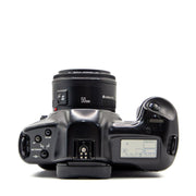 Canon EOS-1 35mm SLR Film Camera with EF 50mm f/1.8 II Lens & Power Drive Booster