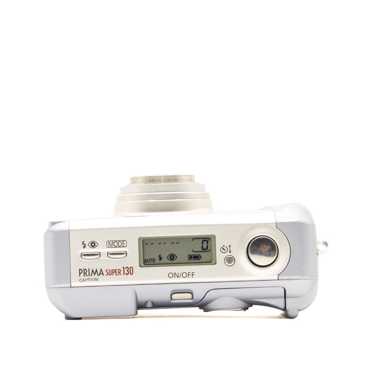 Opposite side view of the Canon Prima Super 130 Caption 35mm camera body