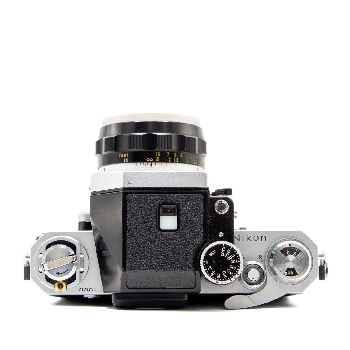 Nikon F Photomic FTn SLR Film Camera with Nikkor-S Auto 55mm f/1.2 Lens