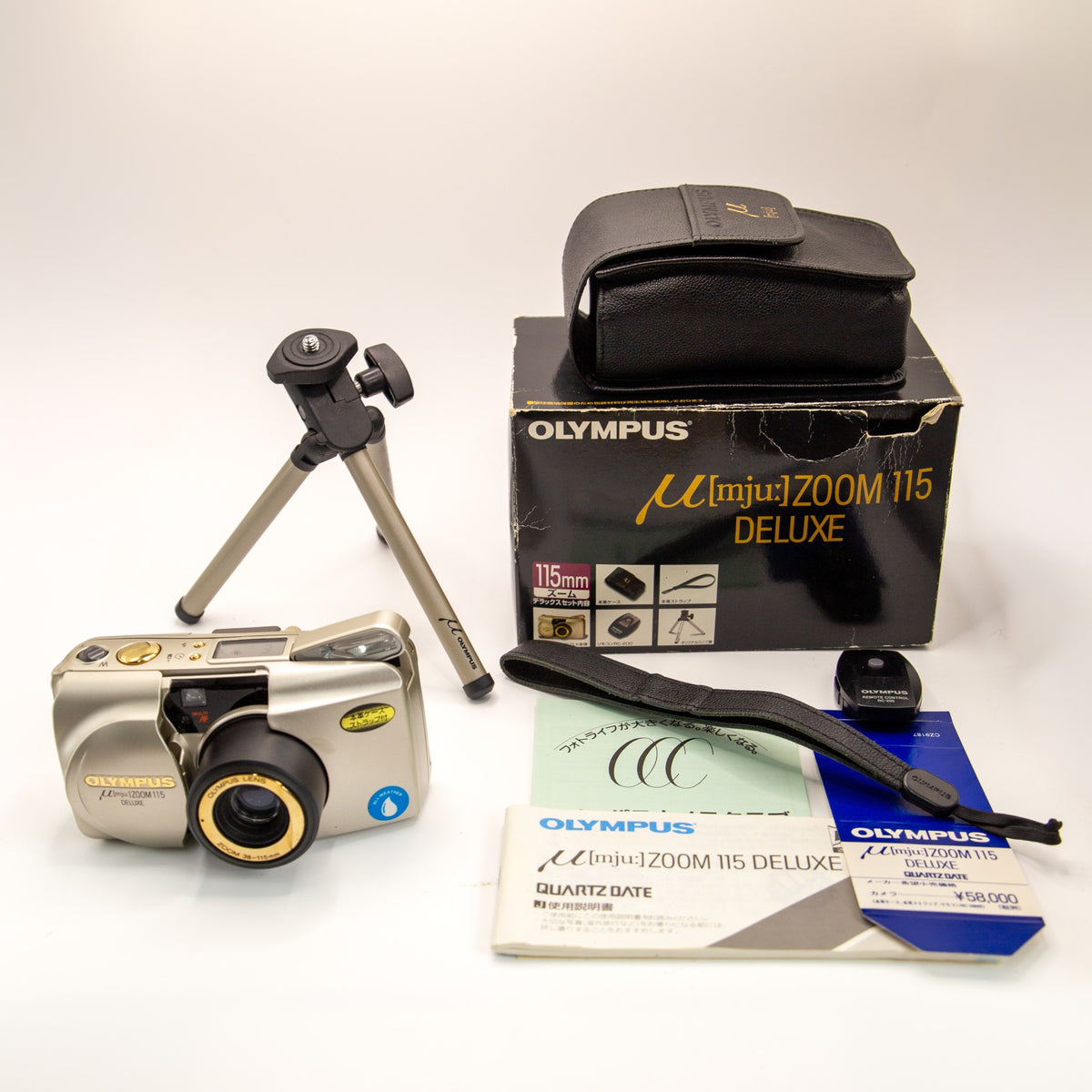 Olympus MJU Zoom 115 Deluxe 35mm Point-and-Shoot Film Camera