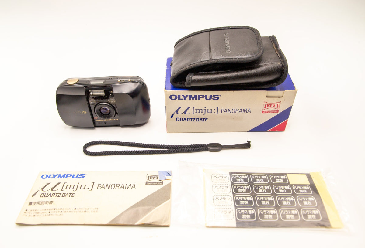 Olympus MJU I Panorama 35mm Point-and-Shoot Film Camera