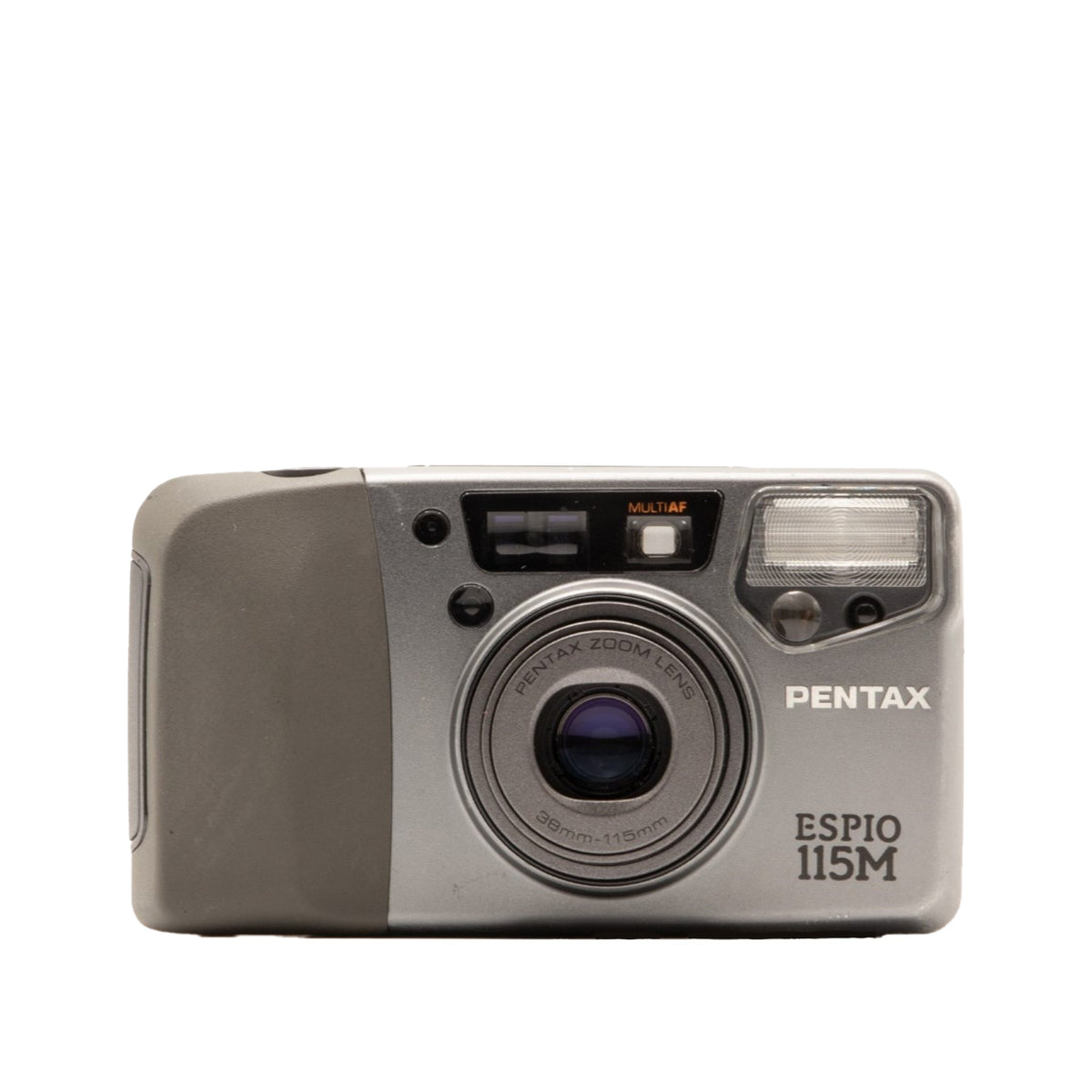 Pentax Espio 115M camera on a white background