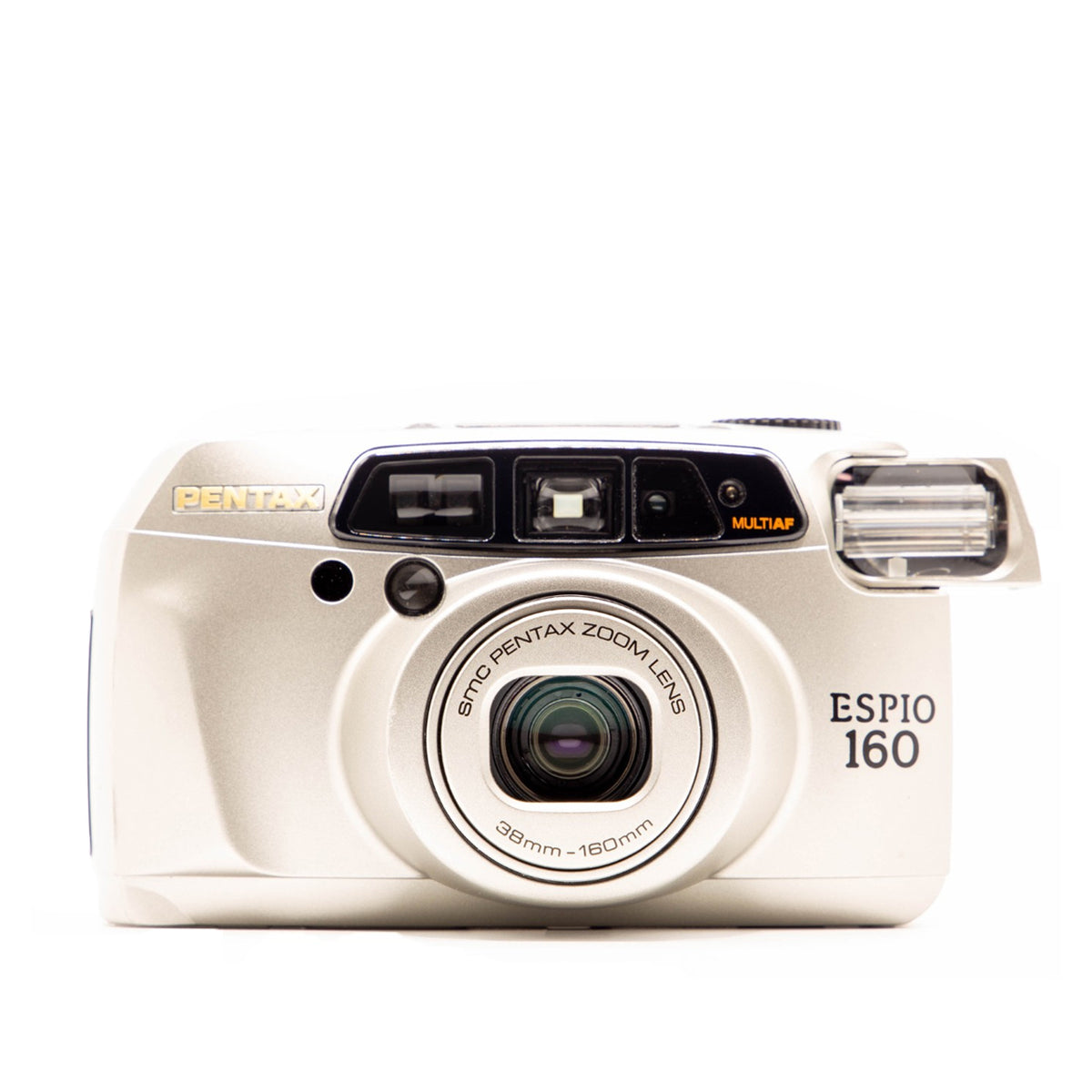 Vintage Pentax camera on a white background