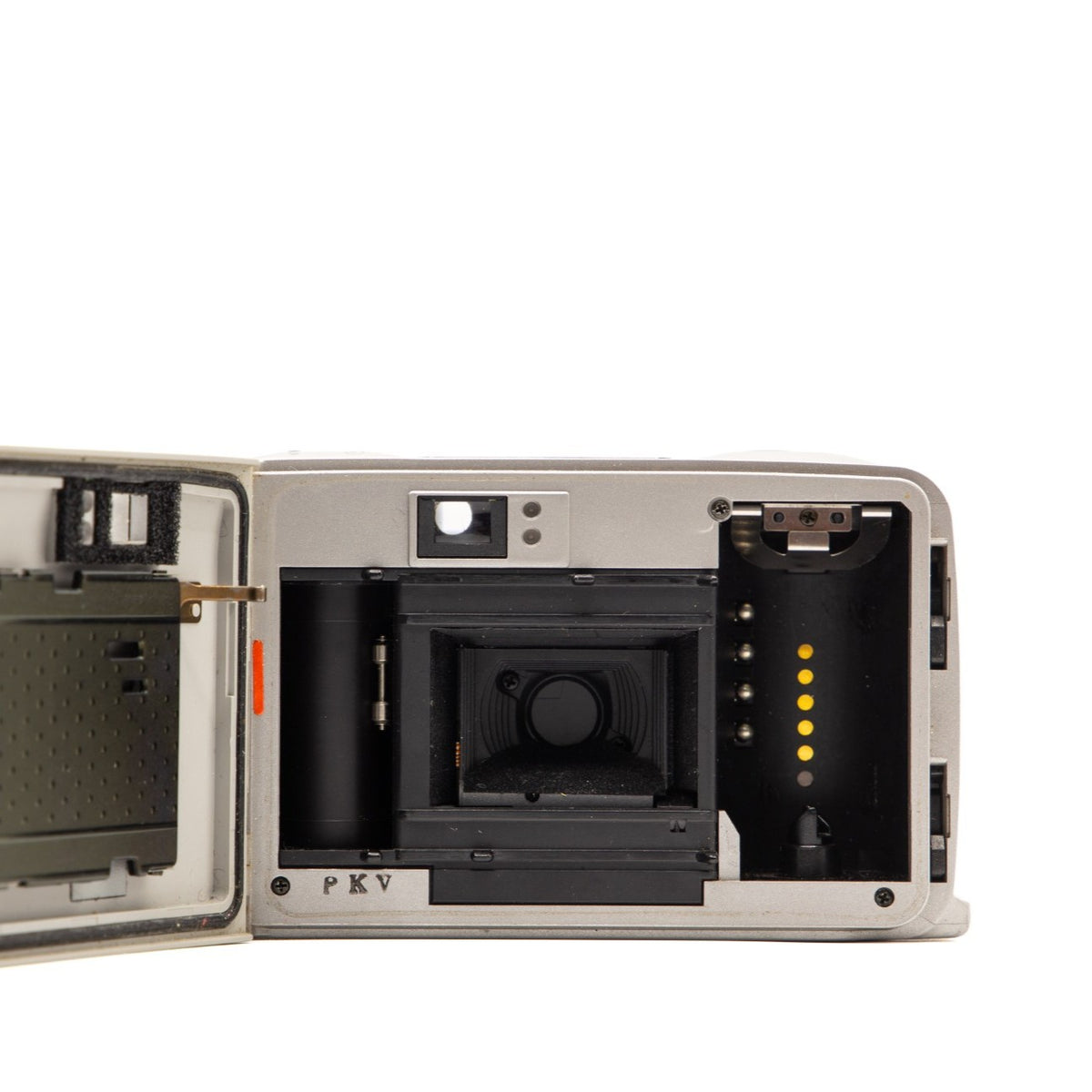 Opposite side view of the Yashica T5 35mm camera body