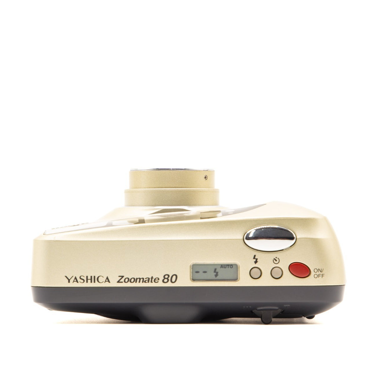 Opposite side view of the Yashica Zoomate 80 35mm camera body